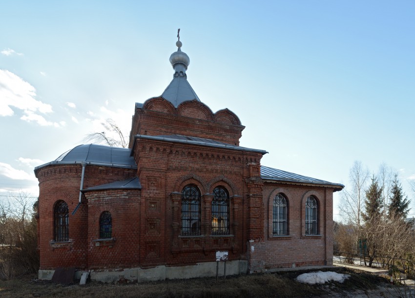 Мосино. Церковь Казанской иконы Божией Матери (Покрова Пресвятой Богородицы). фасады, Восточный фасад