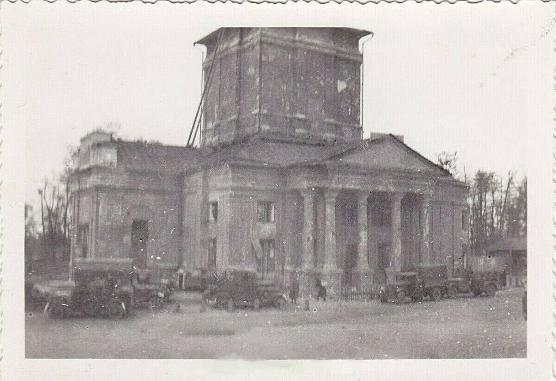 Церковь Рождества Пресвятой Богородицы, Киров (Кировский район, Калужская область). архивная фотография, Фото 1942 г. с аукциона e-bay.de