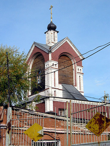 Красногорск. Церковь Боголюбской иконы Божией Матери в Павшине. архитектурные детали, Звонница