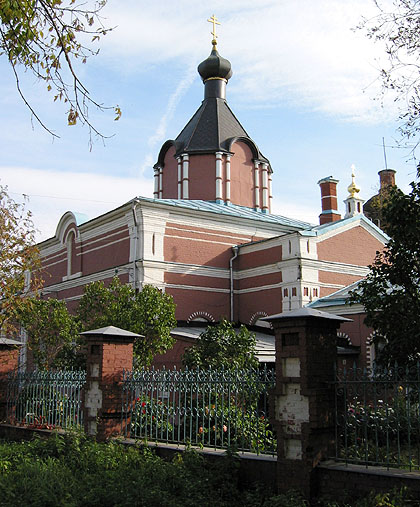 Церковь Боголюбской иконы Божией Матери в Павшине, Красногорск (Красногорский городской округ, Московская область). фасады, Вид с северо-запада