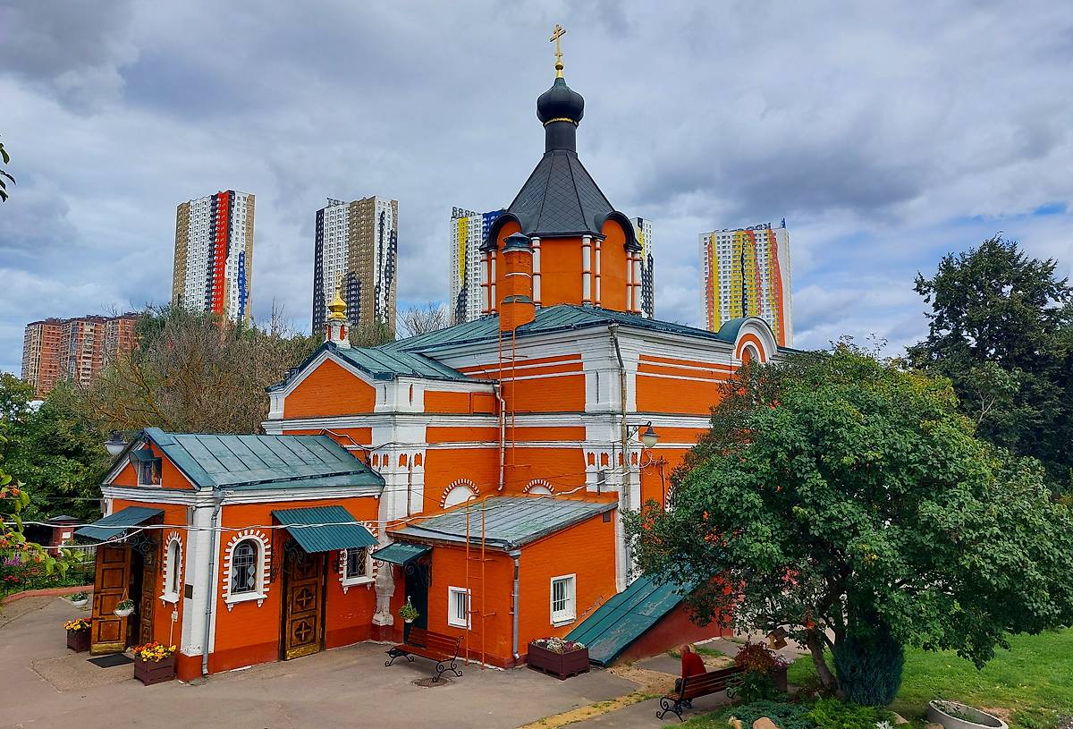 фасады. Церковь Боголюбской иконы Божией Матери в Павшине, Красногорск (Красногорский городской округ, Московская область)