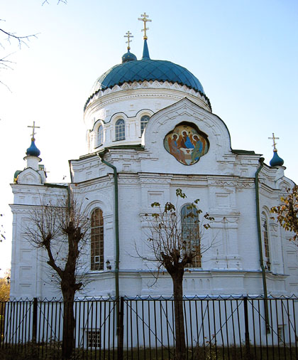 Троицкий. Церковь Троицы Живоначальной. фасады, Вид с востока