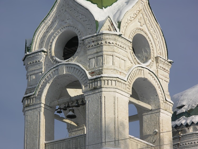 Церковь Троицы Живоначальной, Троицкий (Истринский городской округ и ЗАТО Восход, Московская область). архитектурные детали, ярус звона колокольни