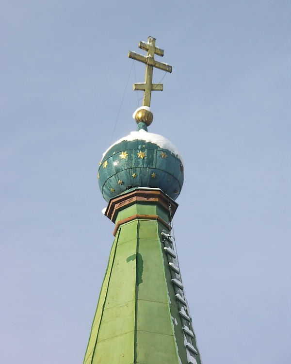 Церковь Троицы Живоначальной, Троицкий (Истринский городской округ и ЗАТО Восход, Московская область). архитектурные детали, верхняя часть колокольни