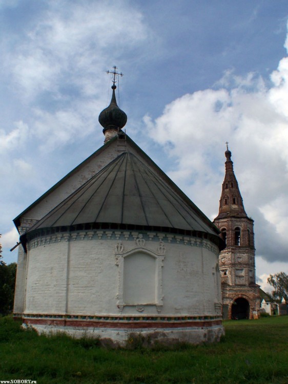 Кидекша. Борисоглебский монастырь. Церковь Стефана архидиакона. фасады, 		      