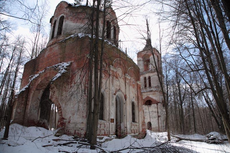 Церковь Николая Чудотворца, Недоходово, урочище (Юхновский район, Калужская область). фасады
