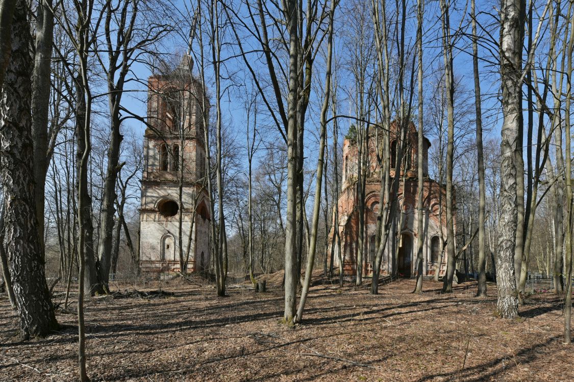 Недоходово, урочище. Церковь Николая Чудотворца. общий вид в ландшафте, Вид с юга