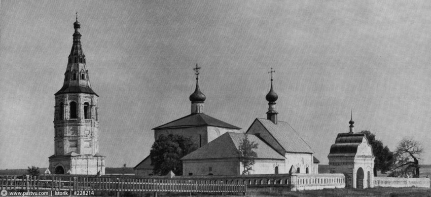 Кидекша. Борисоглебский монастырь. архивная фотография, Фото с сайта Фото 1960-х годов.