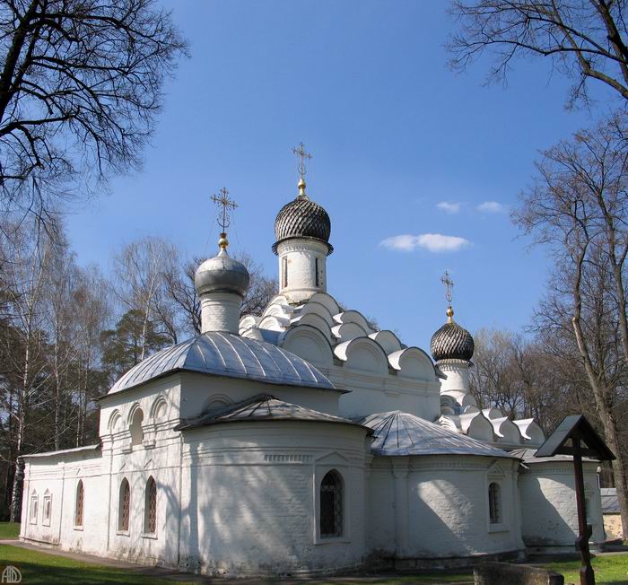 Архангельское. Церковь Михаила Архангела. фасады, Вид на алтарную часть