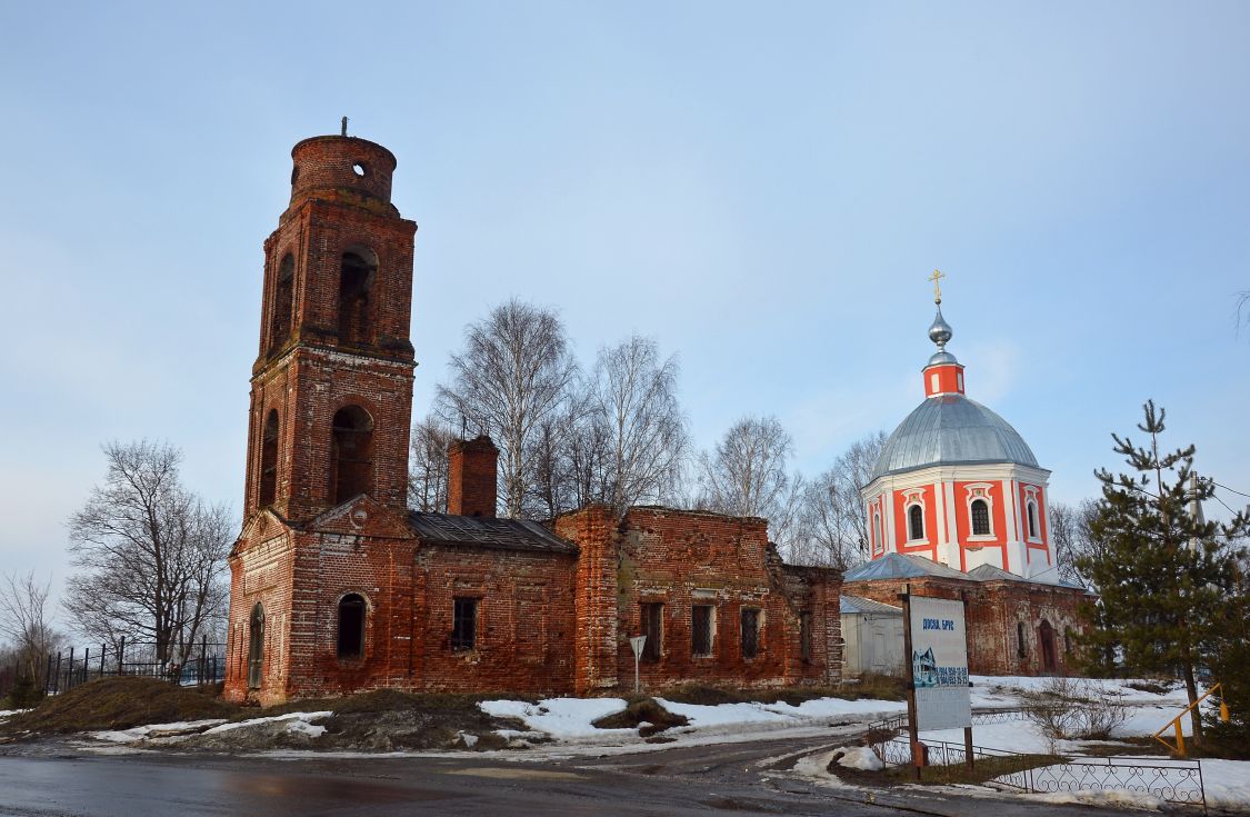 Спасское. Церковь Николая Чудотворца. фасады