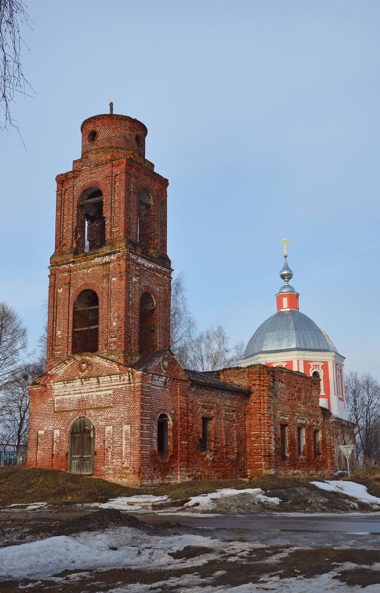 Спасское. Церковь Николая Чудотворца. фасады