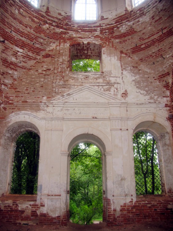 Церковь Воскресения Христова, Ладино (Новоржевский район, Псковская область). интерьер и убранство