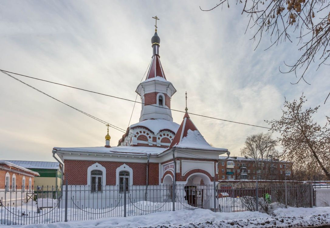 Церковь Ксении Петербургской, Орехово-Зуево (Орехово-Зуевский городской округ, Московская область). фасады, Вид с востока