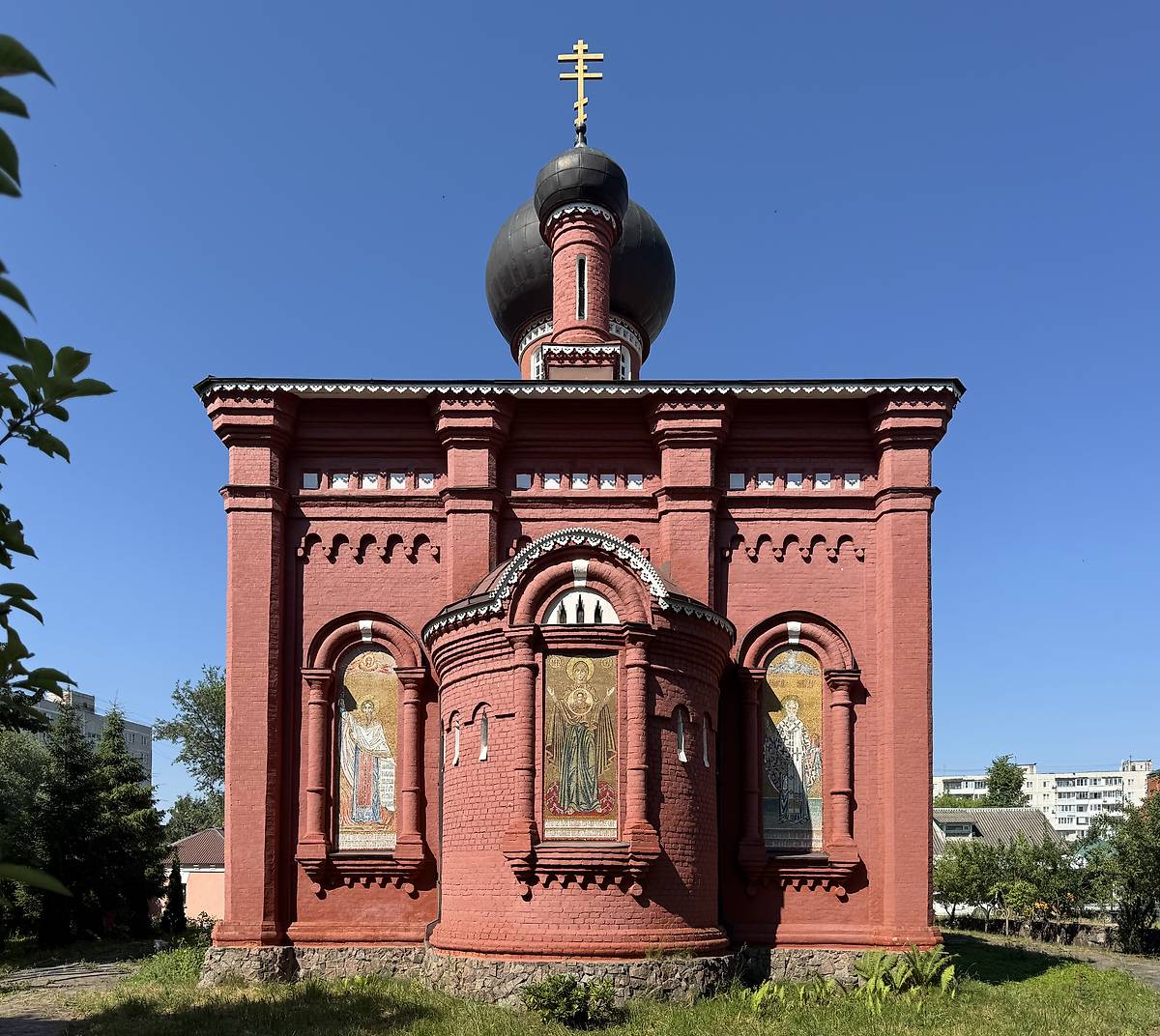 Восточный фасад, фасады. Церковь Рождества Пресвятой Богородицы, Орехово-Зуево (Орехово-Зуевский городской округ, Московская область)