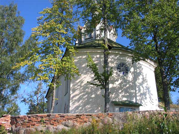 Зародище. Церковь Николая Чудотворца. фасады, Вид алтарной части церкви