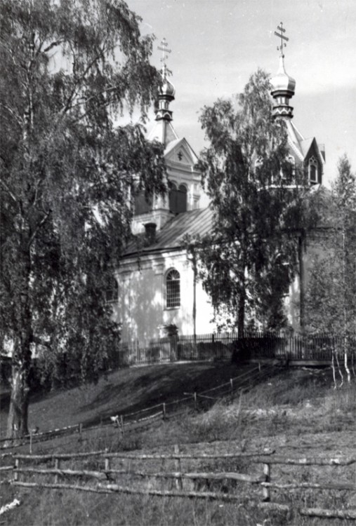 Церковь Николая Чудотворца, Зародище (Себежский район, Псковская область). архивная фотография, Фото 1965г.
