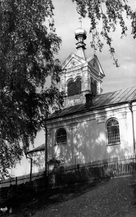 Церковь Николая Чудотворца, Зародище (Себежский район, Псковская область). архивная фотография, Фото 1965г.