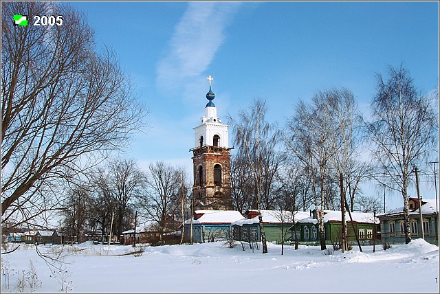 Бабаево. Церковь Михаила Архангела. фасады, Общий вид с Северо-Запада