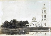 Церковь Михаила Архангела, Фото храма от сельского пруда. 1910-е гг.<br>, Бабаево, Собинский район, Владимирская область