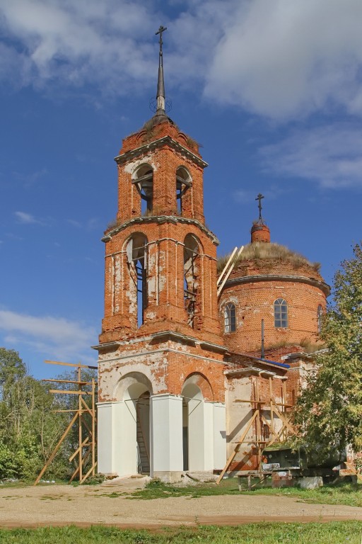 Церковь Спаса Нерукотворного Образа, Утешево (Бабынинский район, Калужская область). фасады