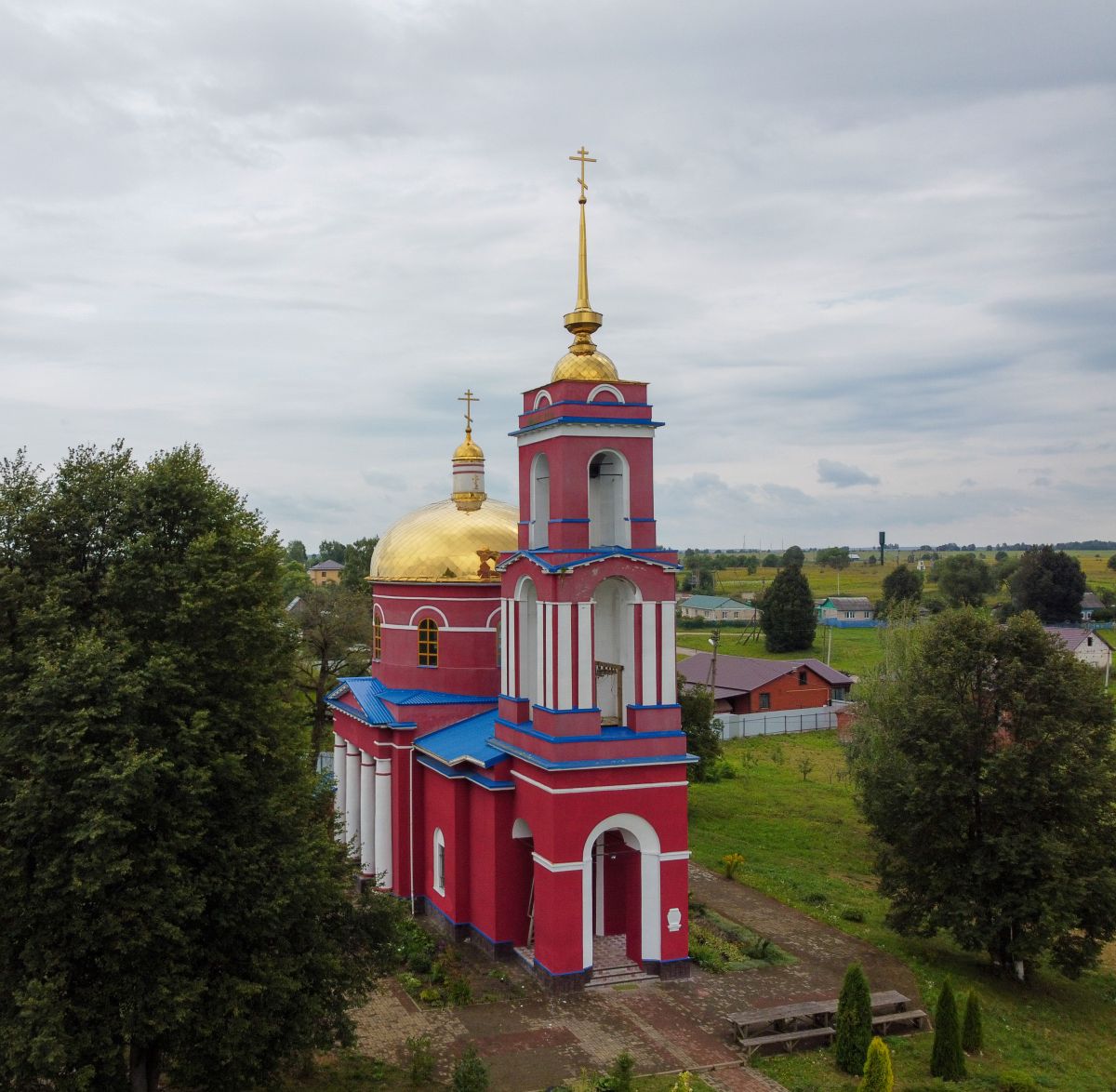 Церковь Спаса Нерукотворного Образа, Утешево (Бабынинский район, Калужская область). фасады