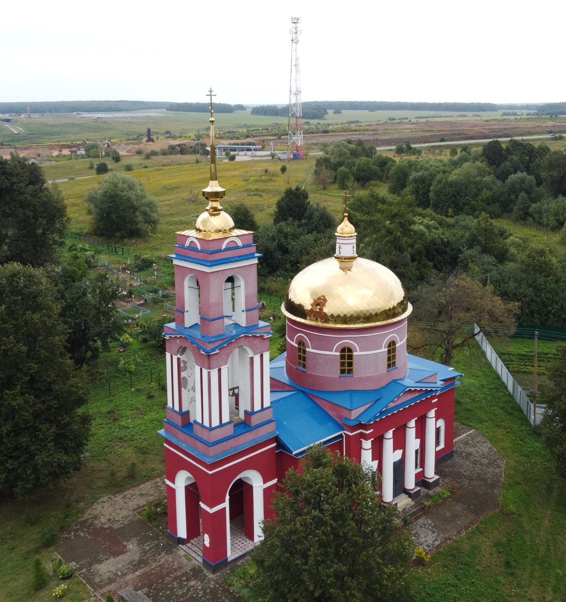 Церковь Спаса Нерукотворного Образа, Утешево (Бабынинский район, Калужская область). фасады