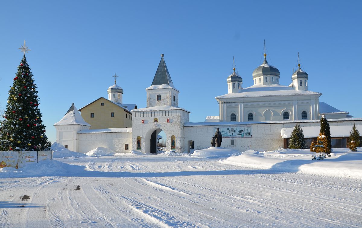 фасады. Георгиевский монастырь, Искра (Мещовский район, Калужская область)