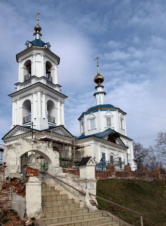 Боровск. Церковь Рождества Пресвятой Богородицы в Роще. фасады