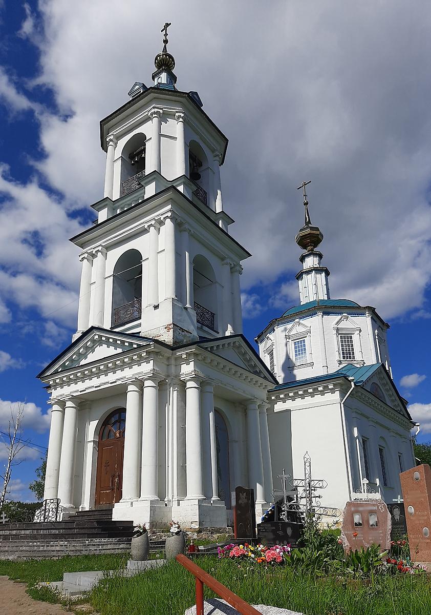 фасады. Церковь Рождества Пресвятой Богородицы в Роще, Боровск (Боровский район, Калужская область)
