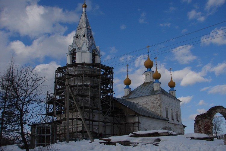 Семёновское. Церковь Троицы Живоначальной. фасады