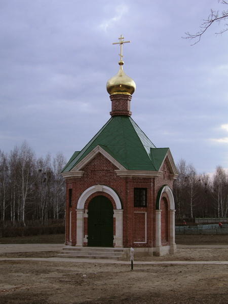 Часовня Сошествия Святого Духа, Константиново (Рыбновский район, Рязанская область). общий вид в ландшафте
