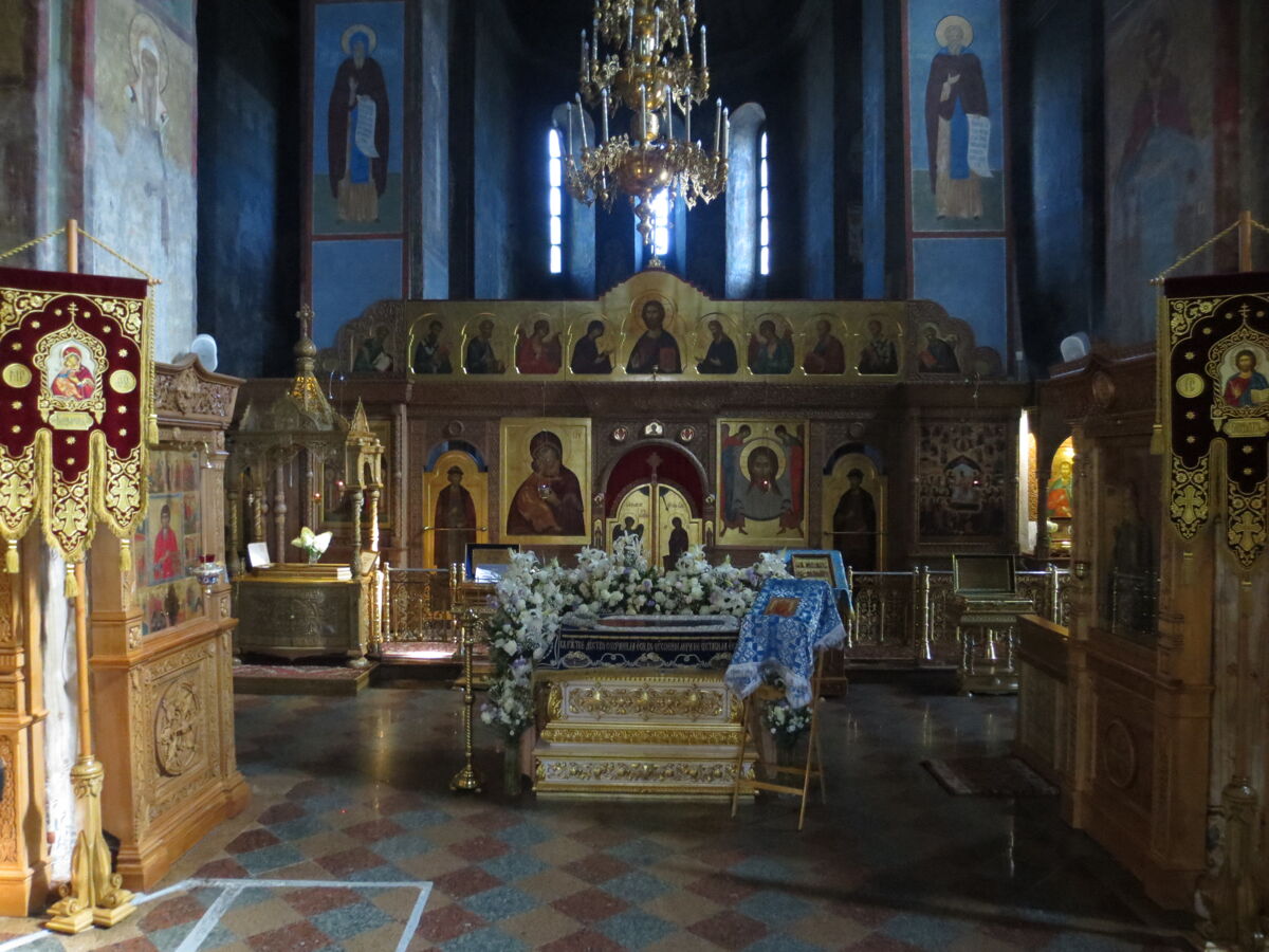 Княгинин женский монастырь. Собор Успения Пресвятой Богородицы., Владимир (Владимир, город, Владимирская область). интерьер и убранство