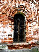 Церковь Спаса Преображения, наличник на окне трапезной<br>, Горицы, Суздальский район, Владимирская область
