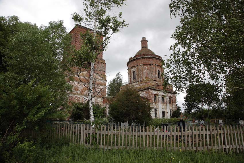 Церковь Воскресения Христова, Новгородское (Суздальский район, Владимирская область). фасады