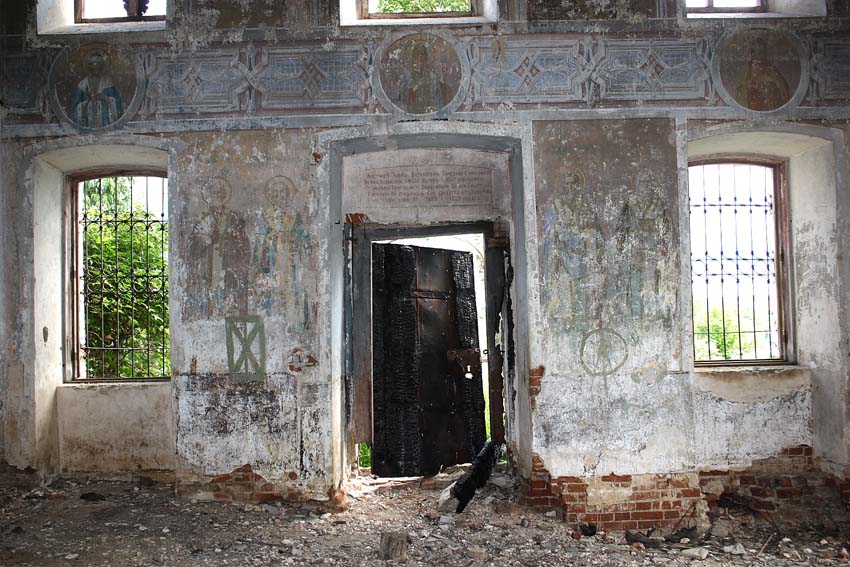 Церковь Воскресения Христова, Новгородское (Суздальский район, Владимирская область). интерьер и убранство