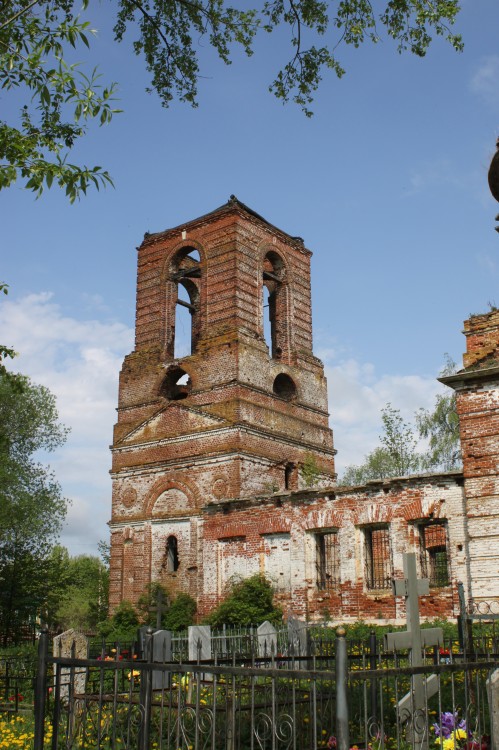 Церковь Воскресения Христова, Новгородское (Суздальский район, Владимирская область). архитектурные детали, Колокольня, вид с юго-востока