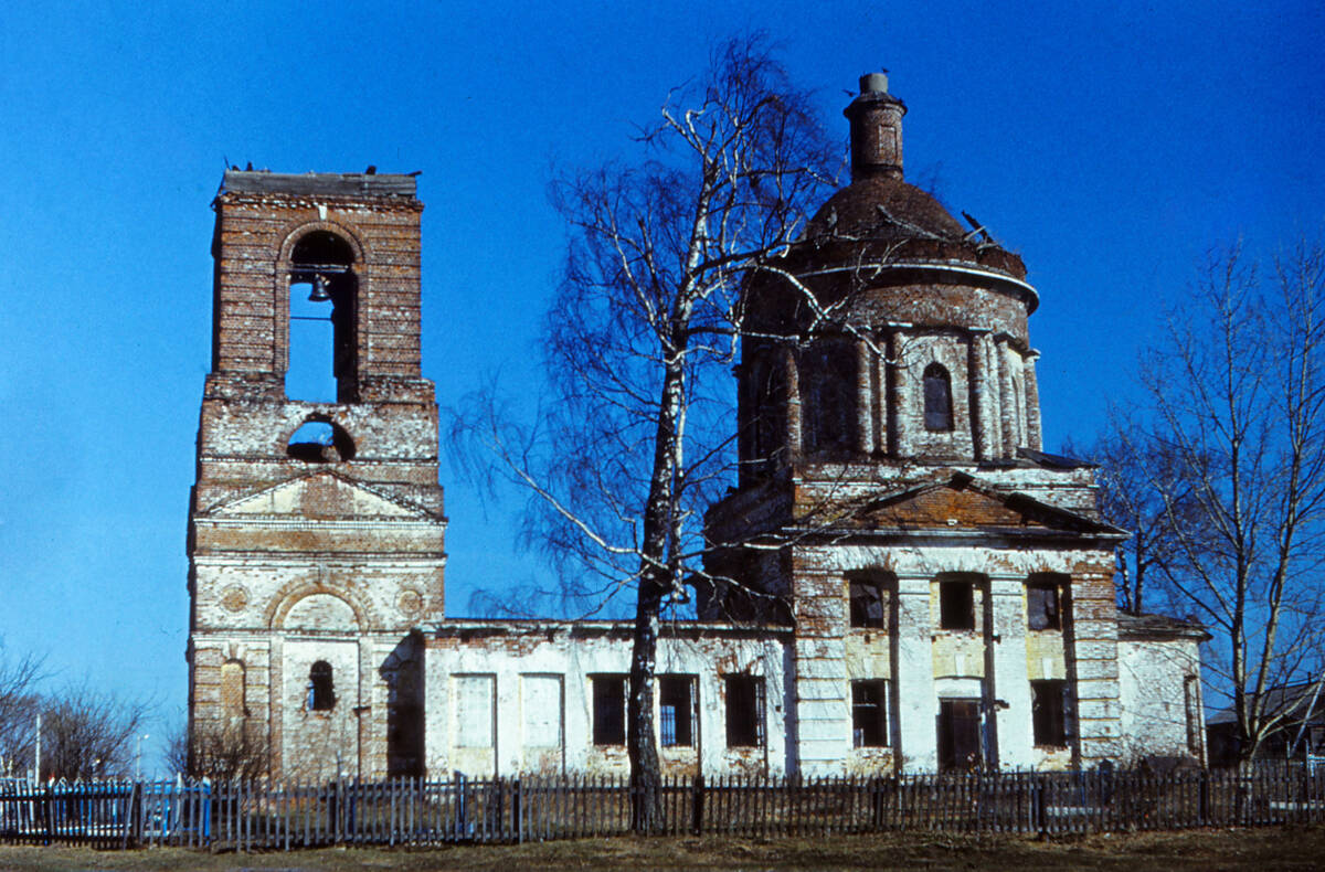 Церковь Воскресения Христова, Новгородское (Суздальский район, Владимирская область). фасады