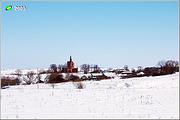 Церковь Вознесения Господня, Общий вид церкви в ландшафте<br>, Хотенское, Суздальский район, Владимирская область