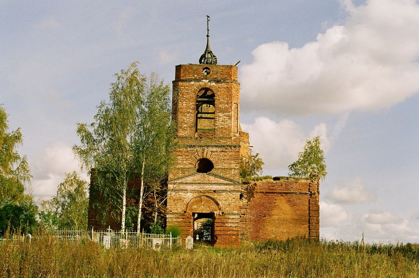 Хотенское. Церковь Вознесения Господня. фасады, западный фасад