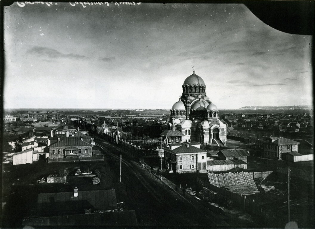 Сормовский район. Собор Спаса Преображения в Сормове. архивная фотография, фото Максима Дмитриева (1896-1899 год) с http://club.foto.ru/c