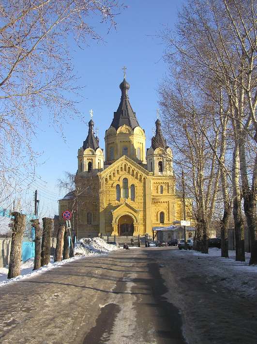 Кафедральный собор Александра Невского (Новоярмарочный), Канавинский район (Нижний Новгород, город, Нижегородская область). фасады