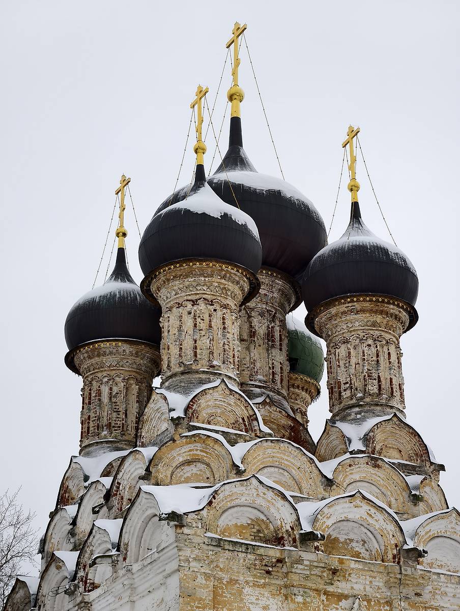 Главки основного объёма, архитектурные детали. Церковь Успения Пресвятой Богородицы, Владимир (Владимир, город, Владимирская область)