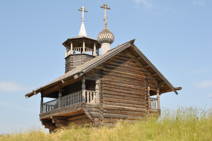 Часовня Иоанна Богослова, Зехнова (Плесецкий район, Архангельская область). фасады, Съемка - июль 2011 года