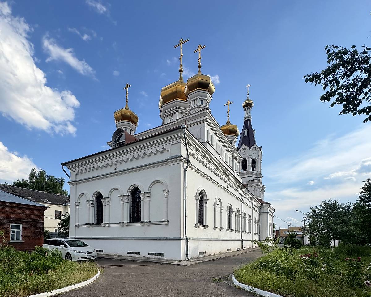Вид с севера, фасады. Церковь Георгия Победоносца, Егорьевск (Егорьевский городской округ, Московская область)