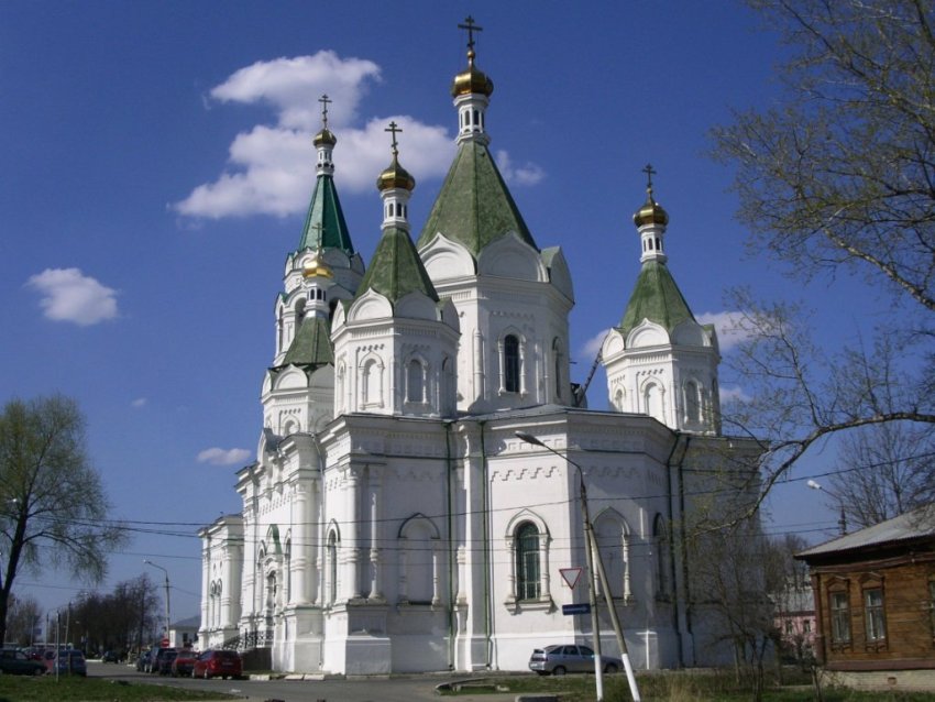 Егорьевск. Собор Александра Невского. фасады, вид с северо-востока
