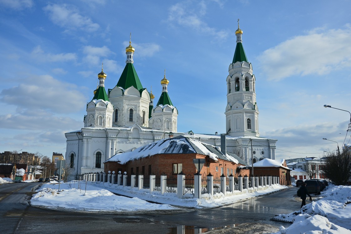 Егорьевск. Собор Александра Невского. общий вид в ландшафте