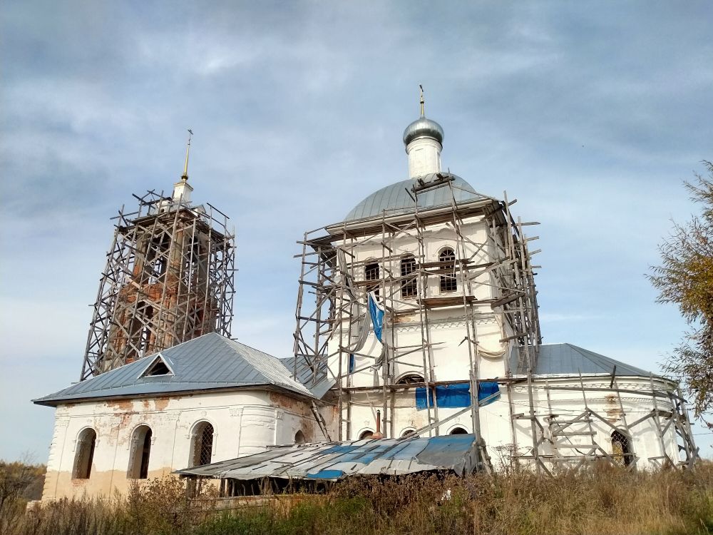 Половецкое. Церковь Рождества Пресвятой Богородицы. фасады