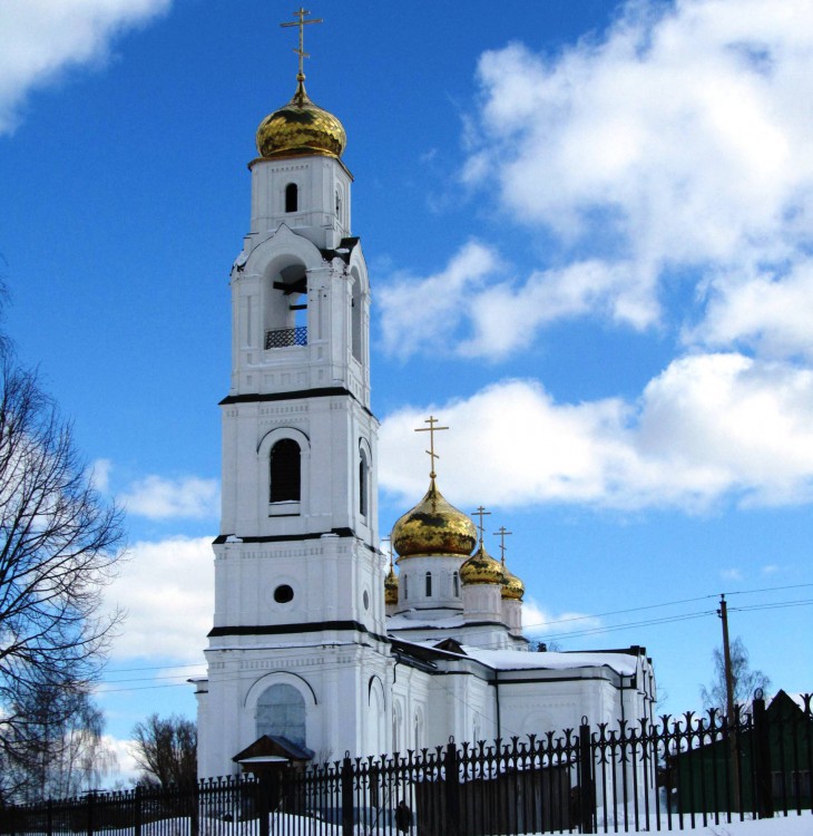 Церковь Николая Чудотворца, Середниково (Шатурский городской округ и г. Рошаль, Московская область). фасады, вид с запада