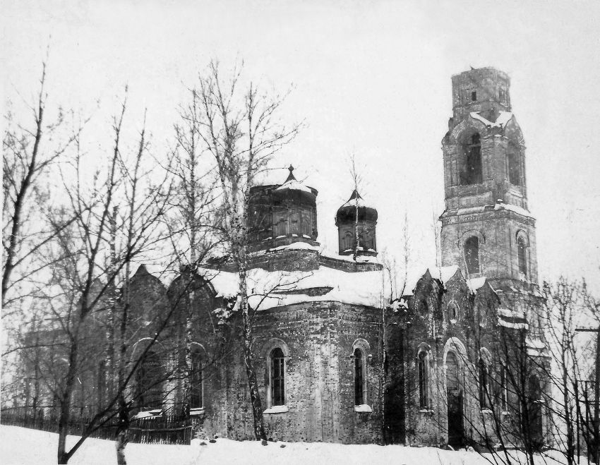 Середниково. Церковь Николая Чудотворца. фасады