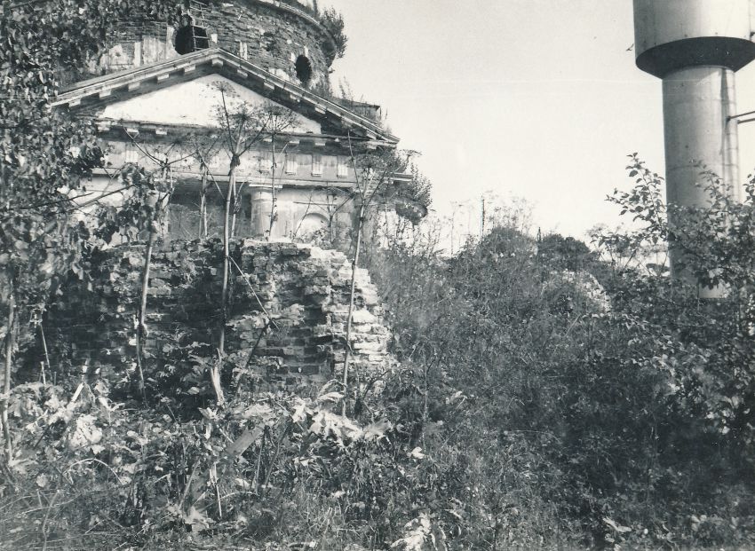 Церковь Николая Чудотворца, Никольское (Никольского с/о - бывш. Никольское-Гагарино) (Рузский городской округ, Московская область). фасады, остатки колокольни